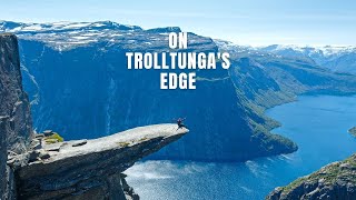 On Trolltunga's Edge #urban #music #adventure  #travelmusic #trolltunga , #NorwegianLandscapes