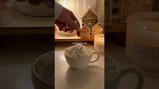 正式にホットチョコレートの季節です☕️☁️ #セルフケアナイト # #居心地の良い夜 #ナイトルーティン #冬の夜