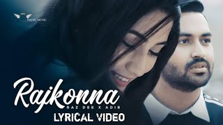 Rajkonna || রাজকন্যা || Raz Dee || Adib || Safa Kabir || Tamim Mridha || Bangla Song Music Video