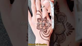 Very beautiful flower eid mehndi design ❤️ | Mehandi ki design | #eidmehndi #shorts