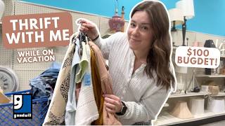 A SURPRISINGLY Big Thrift Haul!! | Thrift With Me | Thrift Haul Try On | Goodwill Thrift Haul