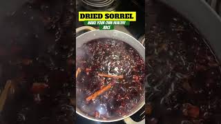 I grew up in the Islands and this is a #1 juice #healthiswealth #sorrel #natural