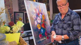 OIL PAINTING STILL LIFE TUTORIAL | Roses of Spring