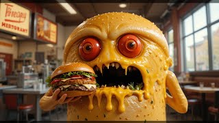 When Food Starts Eating Itself… 😳🍔 (ASMR Warning!)