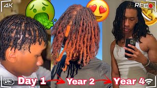 私のドレッドヘアの旅 | 4年間の変身 *驚異的な成長* *更新済み*