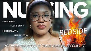 WISE nurses ALWAYS know their options| 5 high paying NON BEDSIDE nursing jobs you’ve NEVER heard of!