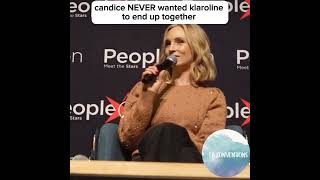 Candice still hates klaroline #steroline #thevampirediaries #tvd #klaroline