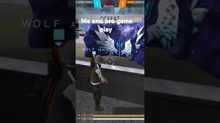 Me and my bro game play #freefire #gaming #customroom #viralvideo #shost #naruto #pubgmobile
