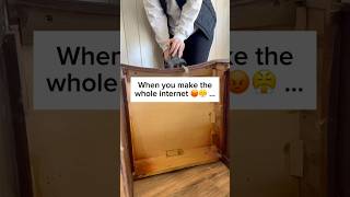 I CANT WAIT TO SHARE THIS ONE 🤭🤭 #furnitureflip #beforeandafter #furnituremakeover