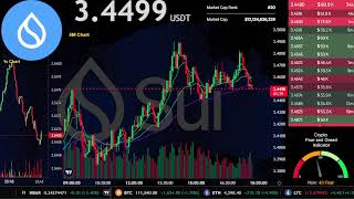 SUI | Live Stream 24/7 | SUI USDT | Crypto Signals Chart