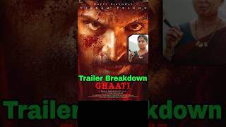 GHAATI MOVIE TRAILER REVIEW #shorts #anushkashetty #southindiancinema
