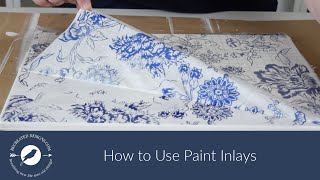 How To Use IOD Paint Inlays