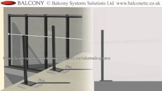 7. Balcony System Glass Screens
