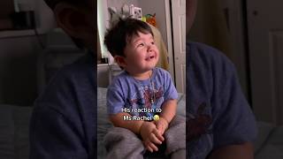 Baby’s reaction to seeing Ms.Rachel. #baby #funny #babyreaction #rachel