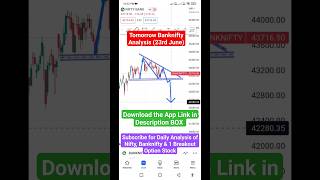 🔥Banknifty🔥 23rd June #trading #bankniftyprediction #bankniftytomorrow #sharemarket #djaystocks