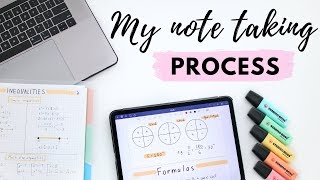 How I Take Notes | My Note taking Process Before, During & After Lectures!