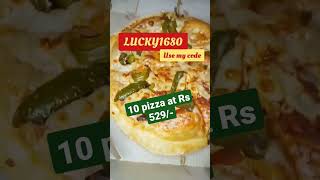 Pizza offer #dominos #pizza #offers #offeroftheday #pizzalover #party #viral