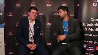 Sam Kawtharani, CEO & Co-Founder of CORL @ Blockchain Futurist Conference in Toronto