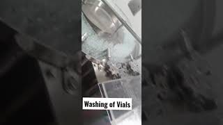 Washing of Vials #pharmacy #pharmacists #industrialpharmacy