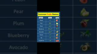 Some dry fruit s name #popular #english #short