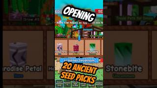 Opening 20 Ancient Seed packs in Grow a Garden #roblox #growagarden