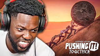 IS THIS HARDER THAN CHAINED TOGETHER?! (Pushing it! Together)