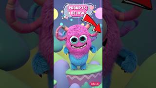 How to create a fun and colorful 3D monster using AI promts | Sell promts #ai #AIpromts