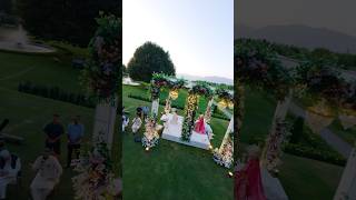 A scene straight out of a dream #wedding #cinematicdronefootage #lifeisbutadream #cinematic