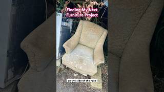 Finding my next #furnituremakeover and Antique armchair #upholstery #diy #antique