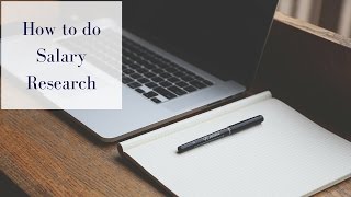 How to do salary research