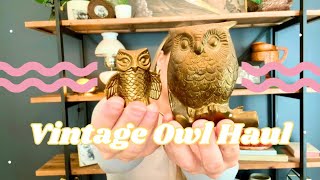 Vintage Owl Collection Haul | Cute, Cool, and SCARY