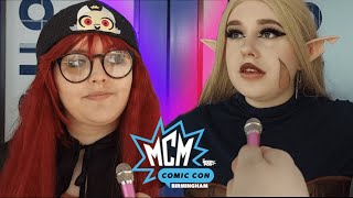 Interviewing My Friends At Birmingham MCM With a Mini Microphone