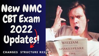 New NMC CBT Exam 2022 Updates, Changes, Structure, Result Time, Pass mark and Fees-1