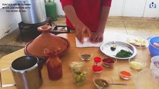 moroccan chicken tagine slow cooker | Learning by doing | Teacher Amine Slimani