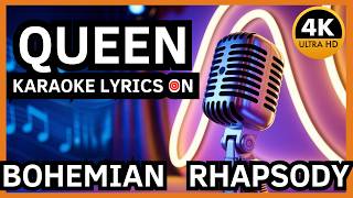 QUEEN - BOHEMIAN RHAPSODY (KARAOKE SONGS With Lyrics | Original Key) HD!