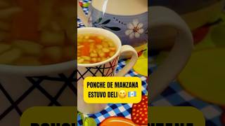 Ponche de Manzana Camuesa Estuvo Deli 😋 #ponchenavideño  #manzanas  #cultura #guatemala