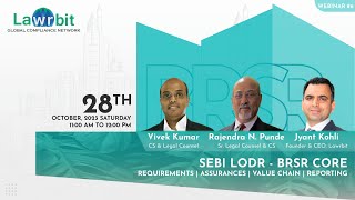 Webinar on SEBI Listing Regulations - BRSR, Value Chain and Assurance | Reporting and Disclosures