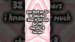 THANK YOU SO MUCH for 32 subscribers #tocaboca #preppy #tocalifeworld #thankyou