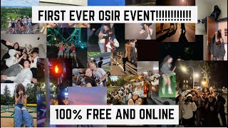 OSIR EVENT!!!!!! SIGN UP NOW!!!!!!!!!