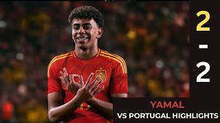 Lamine Yamal - Struggle Highlights vs Portugal in Nations League FINAL (2025/06/08)