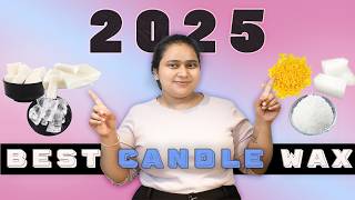 BEST Candle wax for making Candles in 2025 (IN HINDI)| Learn About Candle Making Waxes #candlemaking