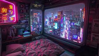 1980s Lofi City 📀 Retro Vibes & Nostalgic Japanese Town Ambience 🌆 Rainy Lofi Hip Hop Beats