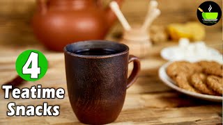 4 Instant Snacks Recipe | Quick Snacks Recipe | Easy Snacks Recipe | Teatime Snacks | Evening Snacks