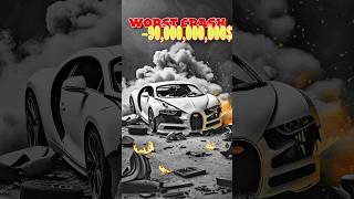 Supercar Crash-Bugatti Chiron🔥❤️‍🩹 #shortsfeed #bugatti #cars #youtubeshorts #ai #viralvideo #fyp