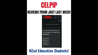 CELPIP Reviews [HIGHEST CLB] #celpipcourse #hzadeducation #students #celpiptraining #celpipcoaching