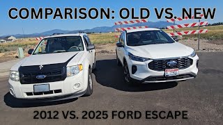 OLD VS. NEW Between a 2012 and 2025 Ford Escape, Which One is Better??? Let's Find Out!!