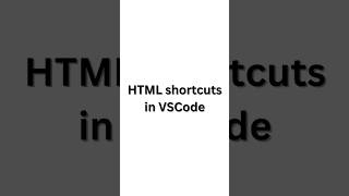 How Experts Use VSCode! HTML Shortcuts In VSCode!