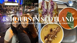 edinburgh gin distillery and gracie abrams glasgow | 48 hours in scotland vlog