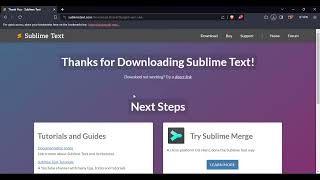 Installing Sublime Text Editor - Latest Version Build