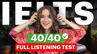 Full Listening Test with Answers & Tips! Get 40/40 ✅ Band 9.0 IELTS Listening